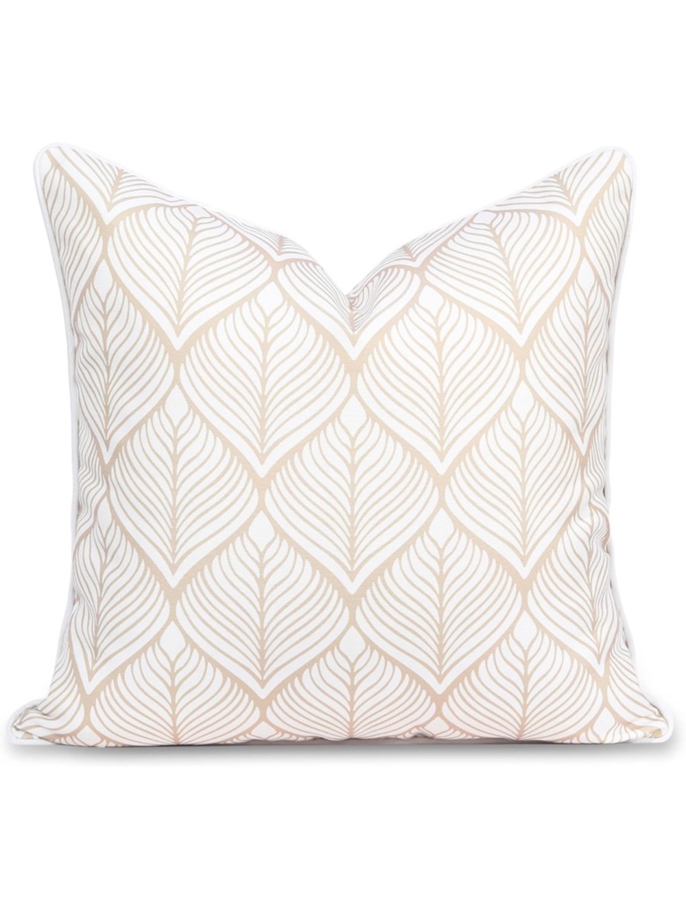 Hofdeco Premium Coastal Patio Indoor Outdoor Throw Pillow Cover Only, 20"x20